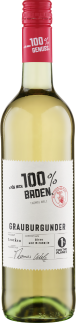 Für mich 100% Baden Grauburgunder