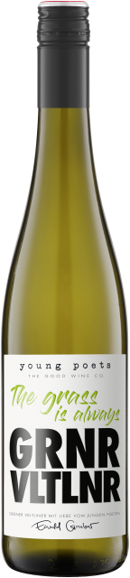 Young Poets The grass is always Grüner Veltliner trocken BIO