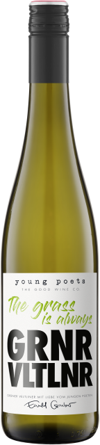 Young Poets The grass is always Grüner Veltliner trocken BIO