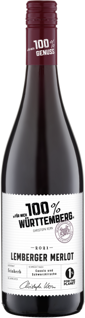 Für mich 100% Württemberg Lemberger/Merlot