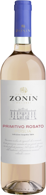 Zonin Classici Primitivo Puglia Rosato IGT